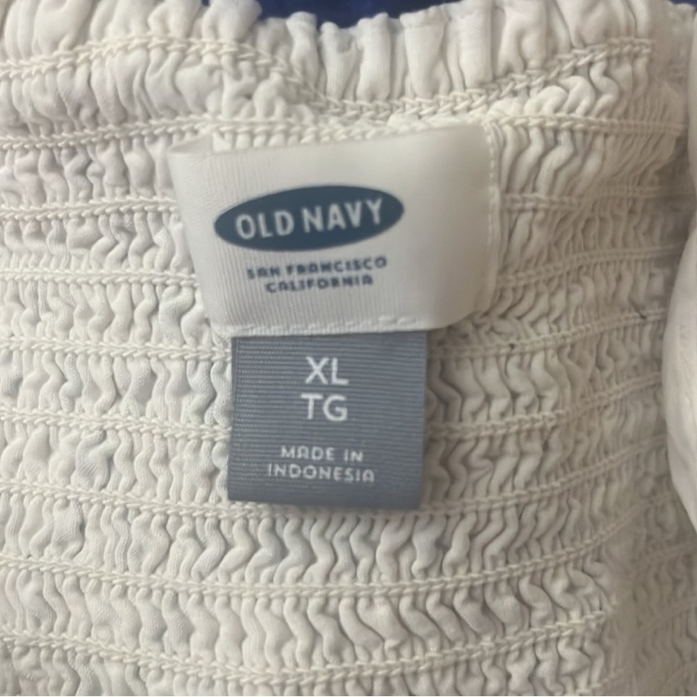 Old Navy A-Line Thin Strap Dress / Black White Pattern / Size XL / EUC - Picture 5 of 6
